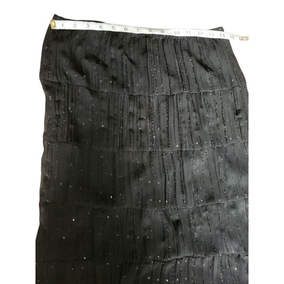 Vintage JBS Whimsigoth Maxi Skirt Womens M Black Broomstick Fairy Grunge Boho - Picture 6 of 7